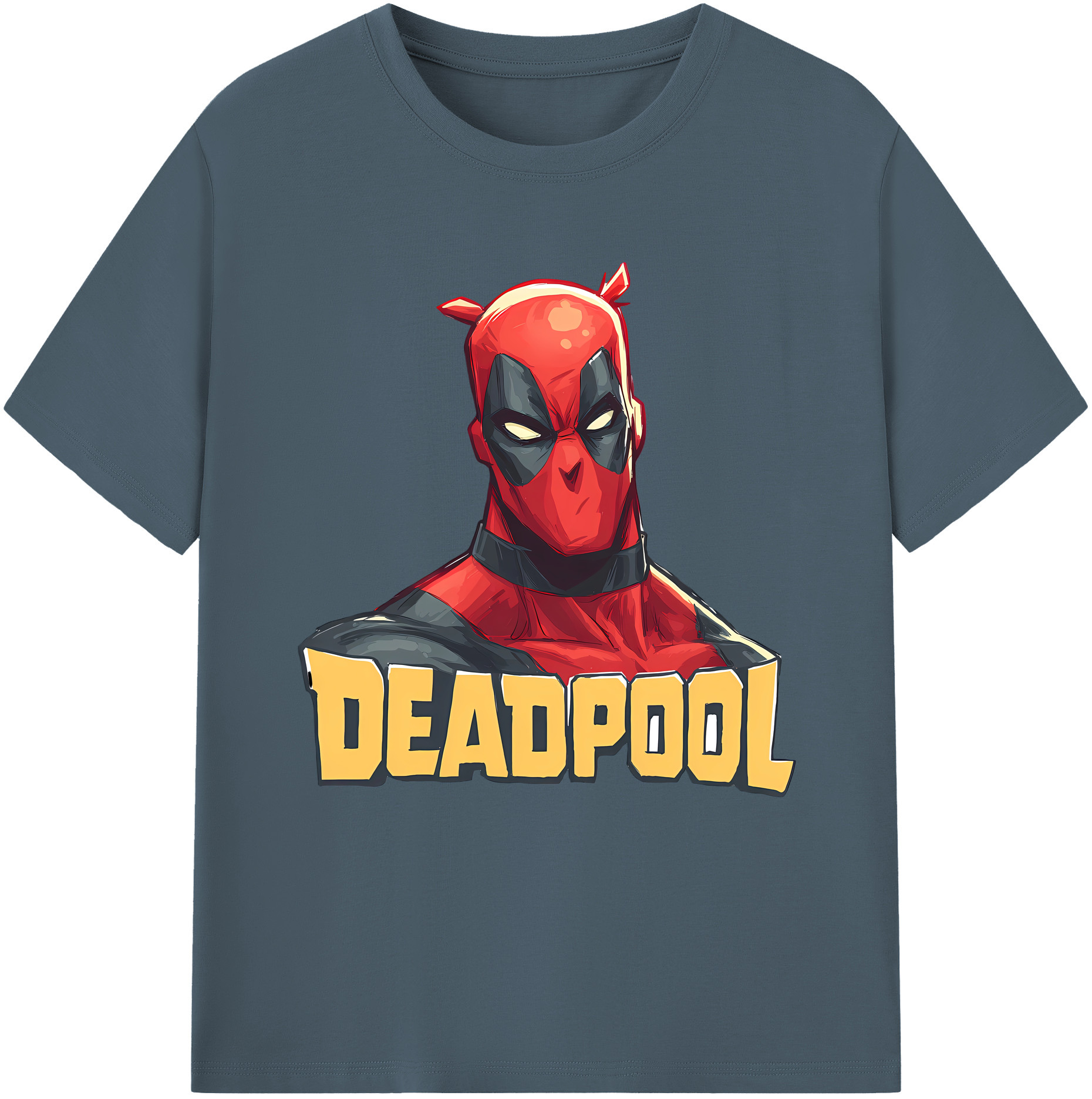 （画像用） Deadpool デッドプール 綿100％半袖Tシャツ（フロントプリント）
